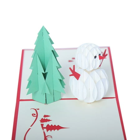 Details About 3d Pop Up Card Christmas Greeting Baby Gift Holiday Happy New