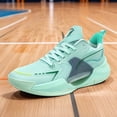 thumbnail image 3 of Perfect+Men'S High-Top Basketball Sneakers - for Outdoor Sports, Running, Hiking, Casual Wear, Basketball Shoe Breathable Fabric & Synthetic Upper, Non-Slip Rubber Sole, Shock Absorption, All-Seaso-W, 3 of 9