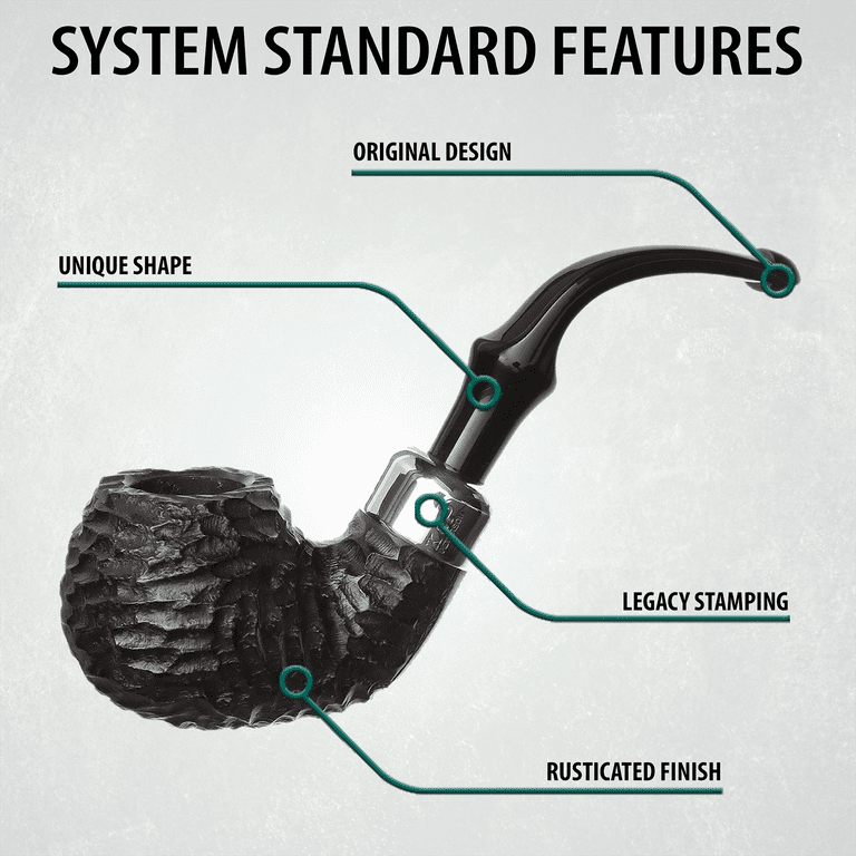 Peterson System Standard Rustic 302 P-Lip - Mediterranean Peterson System Standard Rustic 302 P-Lip - Mediterranean