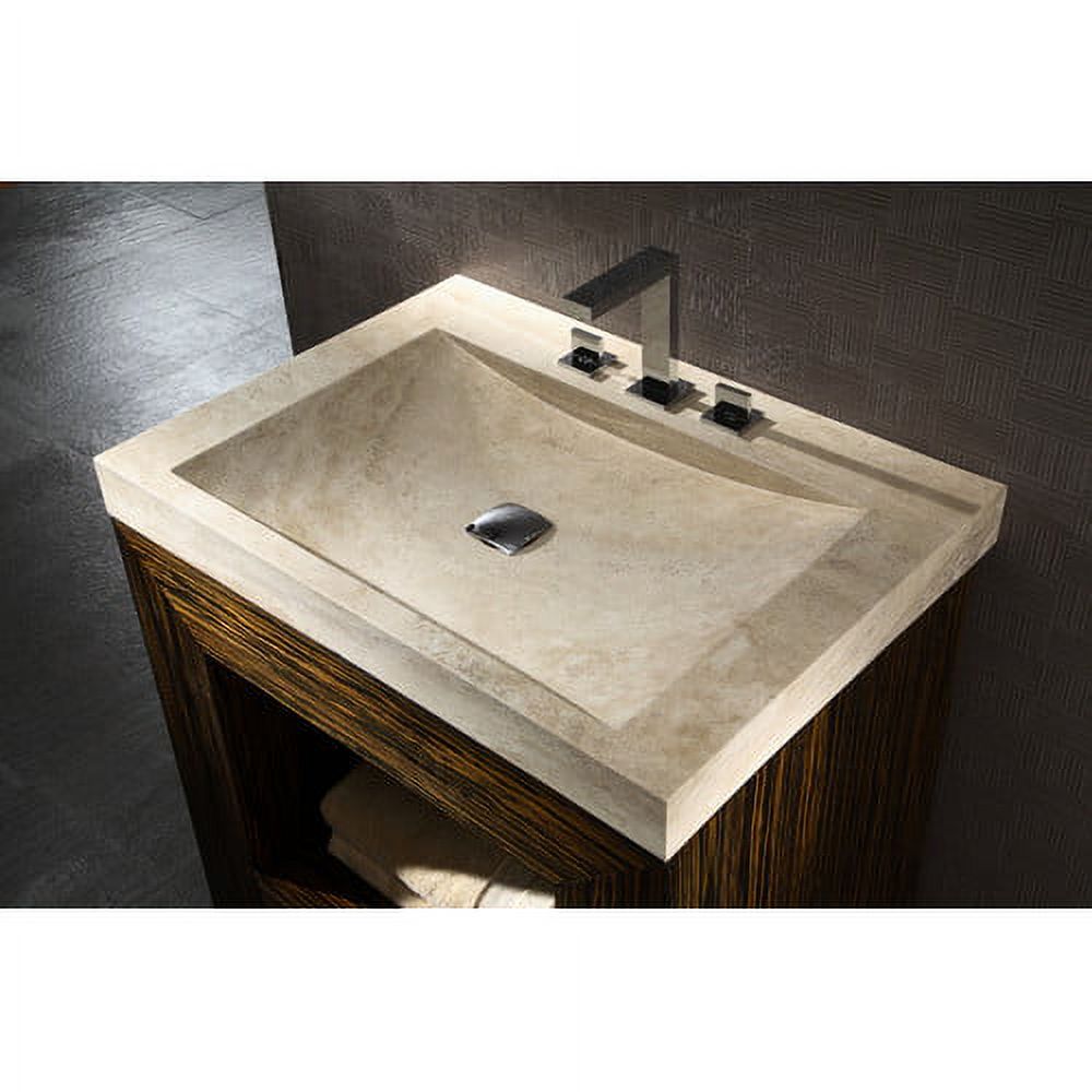Xylem 30.125W x 21.625D in. Stone Integral Sink Vanity Top - image 2 of 2