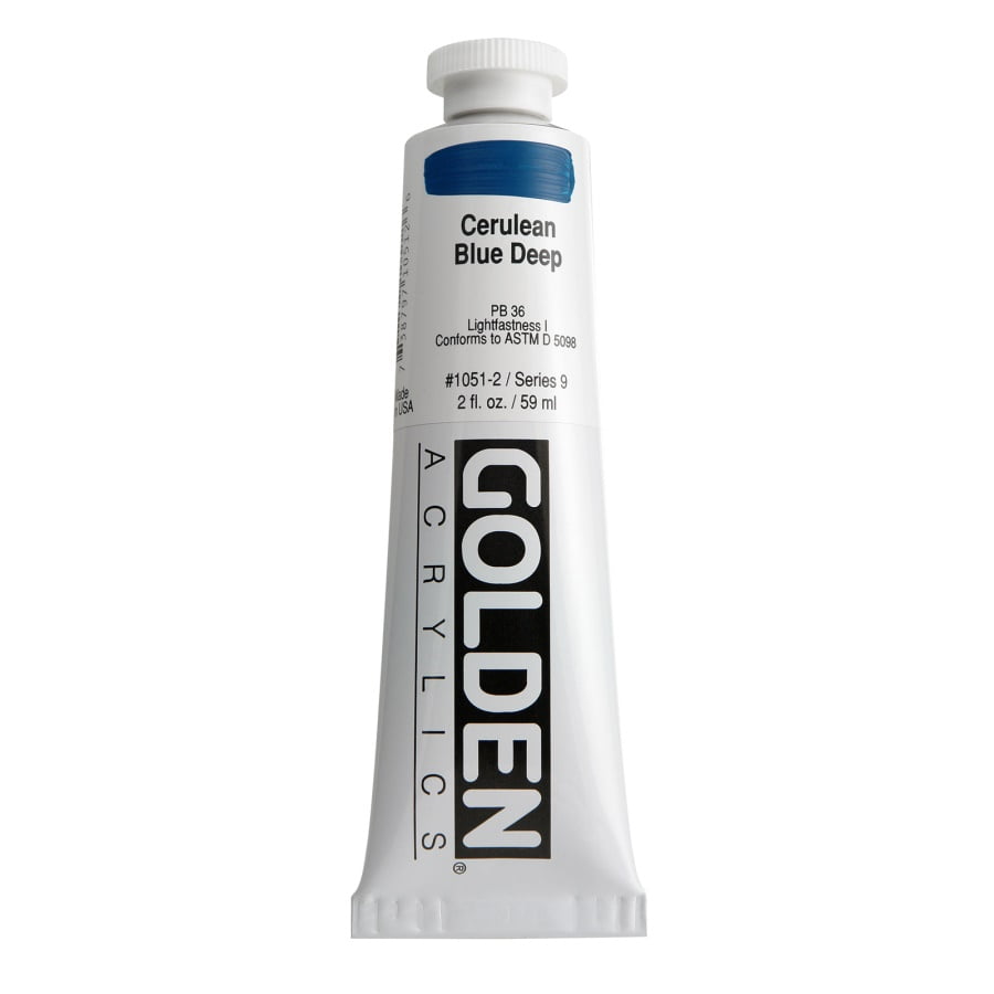 Golden Artist Colors 2 Oz Heavy Body Acrylic Color Paints