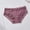 c01Purple, variant on Cotton Underwear for Women Lace Cheeky Bikini Panties Full Coverage Soft Stretch Breath Hipster Ladies Briefs Black L