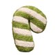 thumbnail image 1 of Candy Cane Cojín de sofá suave Verde 19,6 pulgadas Decorativo con forma de caramelo, 1 of 7