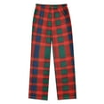 thumbnail image 2 of FORMRS Kids Pajama Pants with Pockets Size 6-8Y Boys Lounge Sleep Bottoms, Red and Blue Pattern, 2 of 8