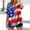 aa13_Blue, variant on Elvqul Fourth of July Tops for Women 3/4 Sleeve Patriotic Blouses Independence Pullover Plus Size Star Womens Shirts Round Neck