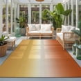 thumbnail image 2 of Large Area Rugs 6'x9', Orange Yellow Ombre Carpet Runner Indoor Outdoor Rugs Home Decor Aesthetic, Contemporary Abstract Gradient Non Slip Mats Washable Accent Rug for Living Room Bedroom, 2 of 8