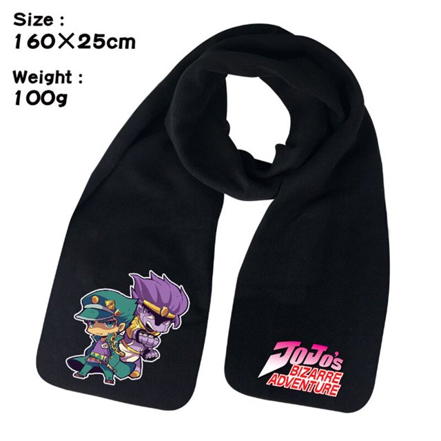 JO Adventure-chal cálido Unisex, bufanda suave de Anime para invierno Fivean unisex