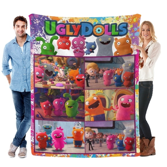 Throw Blanket for Ugly Doll Bed Couch Flannel Blanket for Kids Boys Girls Gifts Soft Warm Home Decor 30x40 Inch