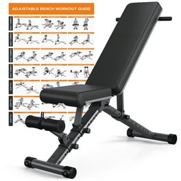 FLYBIRD Weight Bench Adjustable Strength Training Bench for Full Body Workout with Fast Folding 2021 Version Walmart