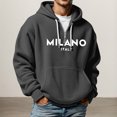 thumbnail image 1 of MHFRRA Sudadera con Capucha y Forro para Exteriores, Suave, Cómoda, Informal, de Manga Larga, Ligera, Cálida, para Invierno y Otoño Negro, 1 of 3
