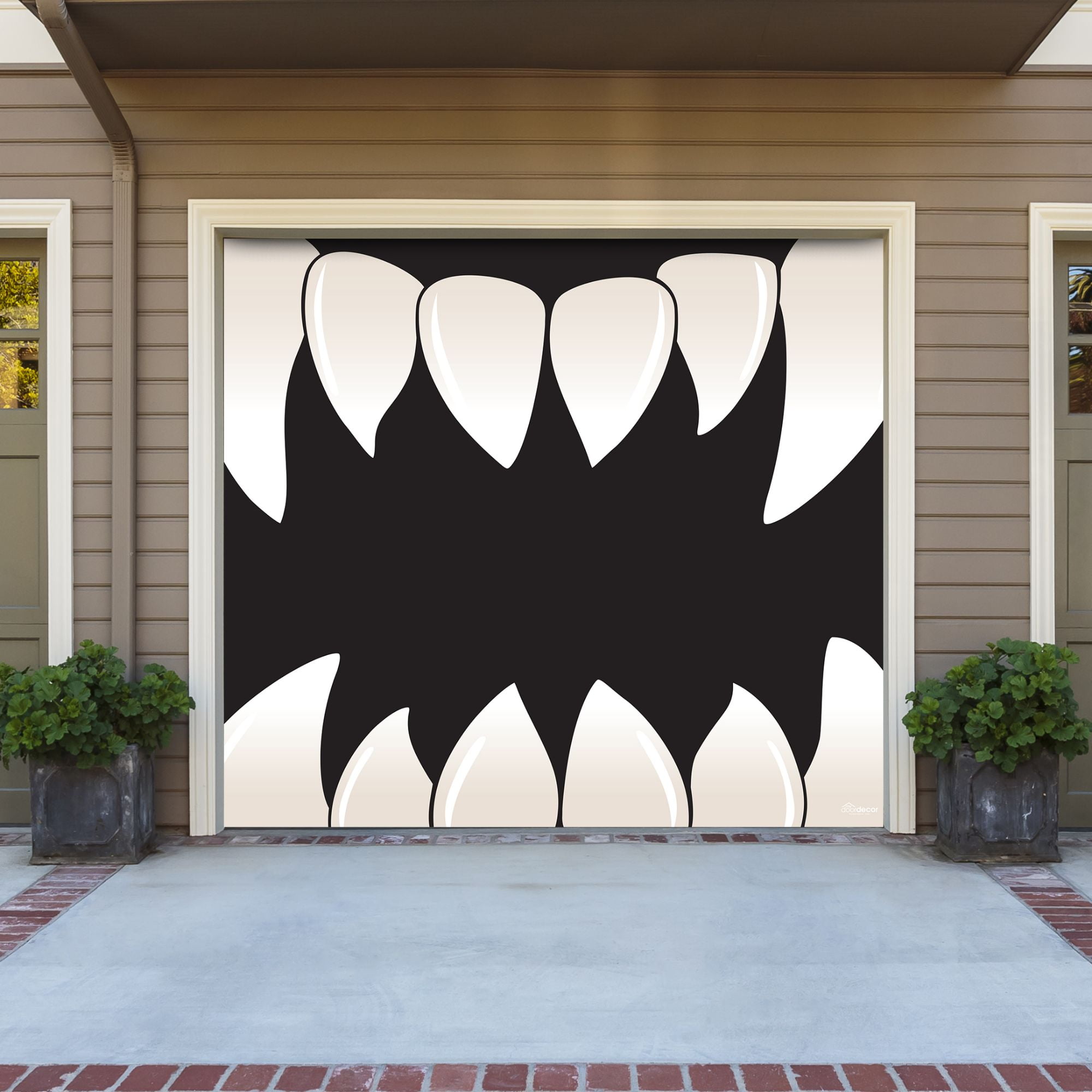 My Door Decor 7 ft. x 8 ft. Happy Halloween Jack-O-Lanterns Garage Door  Decor Mural for Single Car Garage 285903HALL-005 - The Home Depot