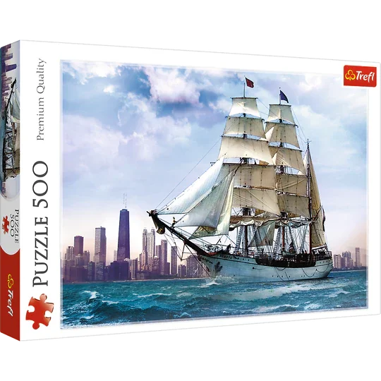 Pierre Belvedere - 371208 Naviguant vers Chicago (Casse-Tête de 500 Pcs)