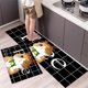 thumbnail image 3 of Alfombra de cocina duradera y resistente a la suciedad, alfombra para puerta de baño, alfombra para ducha, alfombra para pies, alfombra suave antideslizante con dibujos animados, 3 of 5