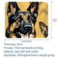 thumbnail image 5 of Collie Mousepad 8.3x9.8 Inch Square Non-Slip Rubber Bottom Printed Desk Mat - Suitable for Office and Gaming, 5 of 6