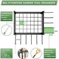 thumbnail image 4 of MENGFANYU-Garden Tool Organizer For Garage Organization, 3 Tier Yard Tool Storage Rack With 35 Long-Handled Tool Slots, Yard, for garage, Storage Racks, 4 of 5