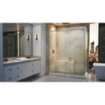 thumbnail image 5 of DreamLine Enigma Air 34 3/4 in. D x 60 3/8 in. W x 76 in. H Frameless Sliding Shower Enclosure in Brushed Stainless Steel, 5 of 12