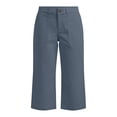 thumbnail image 4 of Xfvqtps Women Capri Pants with Pockets Solid Color Casual Comfortable Relaxed Lounge Stretchy Breathable Shorts, 4 of 7