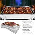 thumbnail image 5 of Fuzoiu Warm Forest Plants and Deer Print Car Windshield Sun Shade,Block Uv Rays Sunshade,Foldable Front Window Sun Visor Protector for Car,SUV,Truck-Keep Vehicle Cool-Warm Forest Plants and Deer, 5 of 8