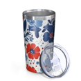 thumbnail image 2 of Pioneer Flower 10oz Tumblers Stainless Steel Tumbler with Lid and Straw,Vacuum Insulated Double Wall Travel Tumbler Cups with Cleaning Brush for Coffee, Tea, 2 of 4