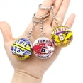 thumbnail image 2 of Nuevo Llavero 3D Graffiti Baloncesto Simulación Mini Colgante Pelota Estrella Deportes Souvenirs Fans del Deporte Especial Cumpleaños Regalo, 2 of 4