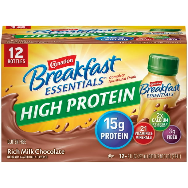 Carnation Breakfast Essentials High Protein Ready to Drink Nutritional