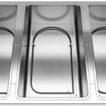 thumbnail image 5 of Three Pan Open Well Electric Steam Table with Undershelf, KM-OWS-3., 5 of 10