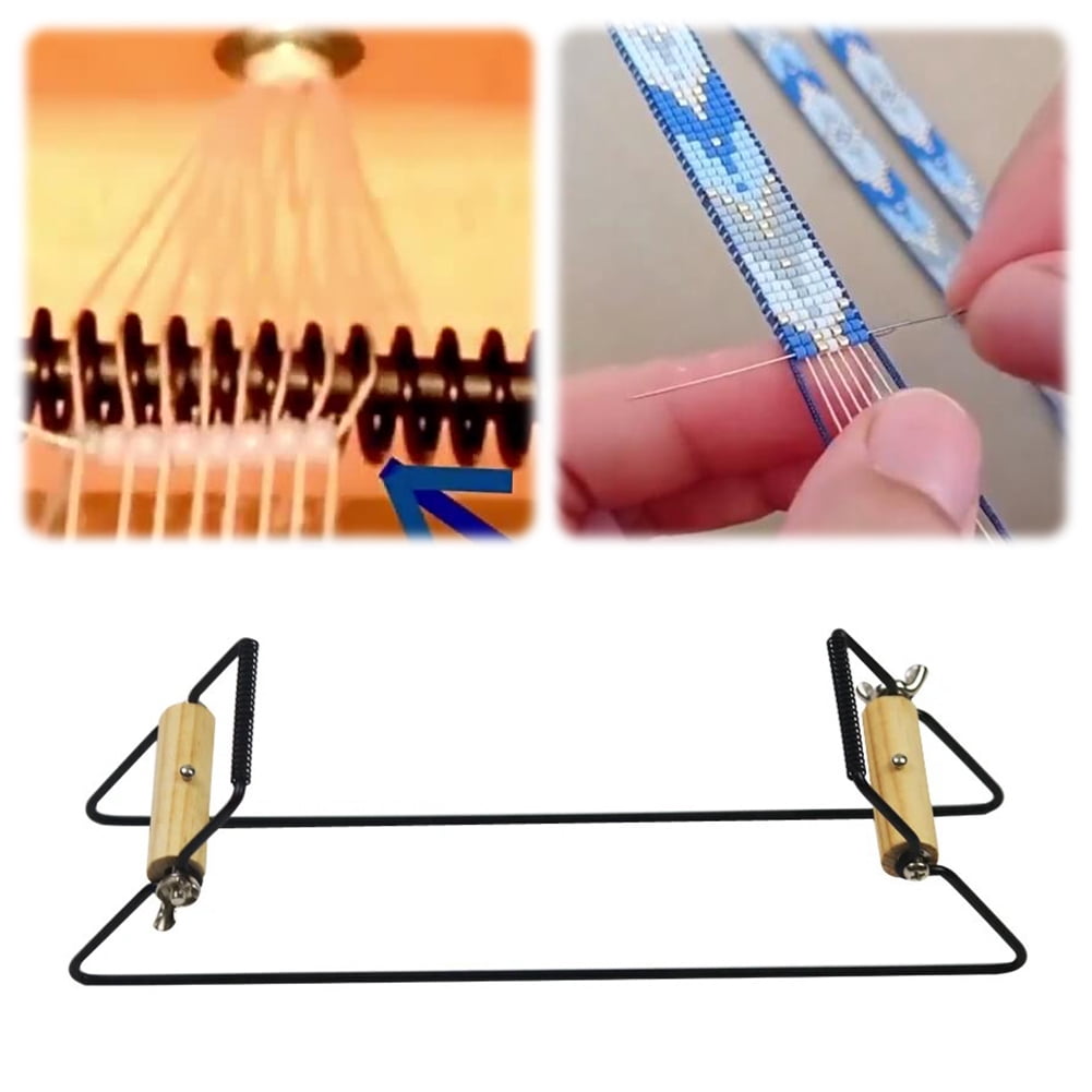Bead Loom Kit for Adults, Beading Loom Supplies with 28 Color Glass Seed Bead Bracelets, Christmas Valentine's Day Jewelry Earring Making Tools Gifts for Women DIY Craft
