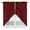 Dark Red, variant on Swag Valance Curtains for Windows, Vintage Sky Blue Light Filtering Kitchen Curtains, Farmhouse Retro Solid Color Linen Texture Window Treatment Valances for Living Room, 28x36 - 2 PCS
