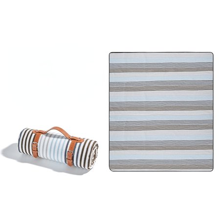 Picnic Blankets, Waterproof & Sandproof Picnic Blanket 3 Layers Thickened for Water-Resistant Handy Mat, 79" x79" Cotton Camping Blankets for Beach, Camping, Park, Travel, Grass
