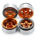 thumbnail image 4 of Baohd Wheel Rims For 1/10 SCX10 Crawler RC Car Accessories Replacement Parts Accessory Golden, 4 of 5