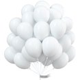 thumbnail image 1 of Partywoo Globos Blancos 50 Piezas Globos Blancos Mate De 12 Pulgadas Globos Blancos Para Guirnaldas De Globos O Arco De Globos Como Decoraciones De Fiesta Decoraciones De Boda Decoraciones Neutrales P, 1 of 5
