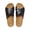 Black/Tan, variant on Reef Women's Sandals Cushion Spring Bloom, Champagne, 8