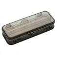 thumbnail image 3 of TOPRenddon Pencil Box, Large Capacity Pencil Case,1 Pack Plastic Pencil Case Boxes, Clear Crayon Box with Snap-tight Lid Stackable Design, Hard Pencil Case,Supply Boxes for Office Supplies, 3 of 7
