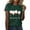 Green, variant on Ruyang Women Summer Tops, Womens Graphic Tees Summer Vintage Short Sleeve Cotton Crew Neck Funny Printed T Shirts Tops