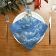 thumbnail image 2 of Napkin Satin Napkin 20*20Inchx6 Kitchen Towel Dinner Plate Towel Decorative Towel Napkin Tea Towel Suitable For Kitchen Table Blue Sky, 2 of 8