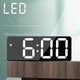 thumbnail image 4 of Despertador digital Led multifunción Usb, espejo, luz nocturna, termómetro, lámpara de pared Afortunado Sencillez, 4 of 5