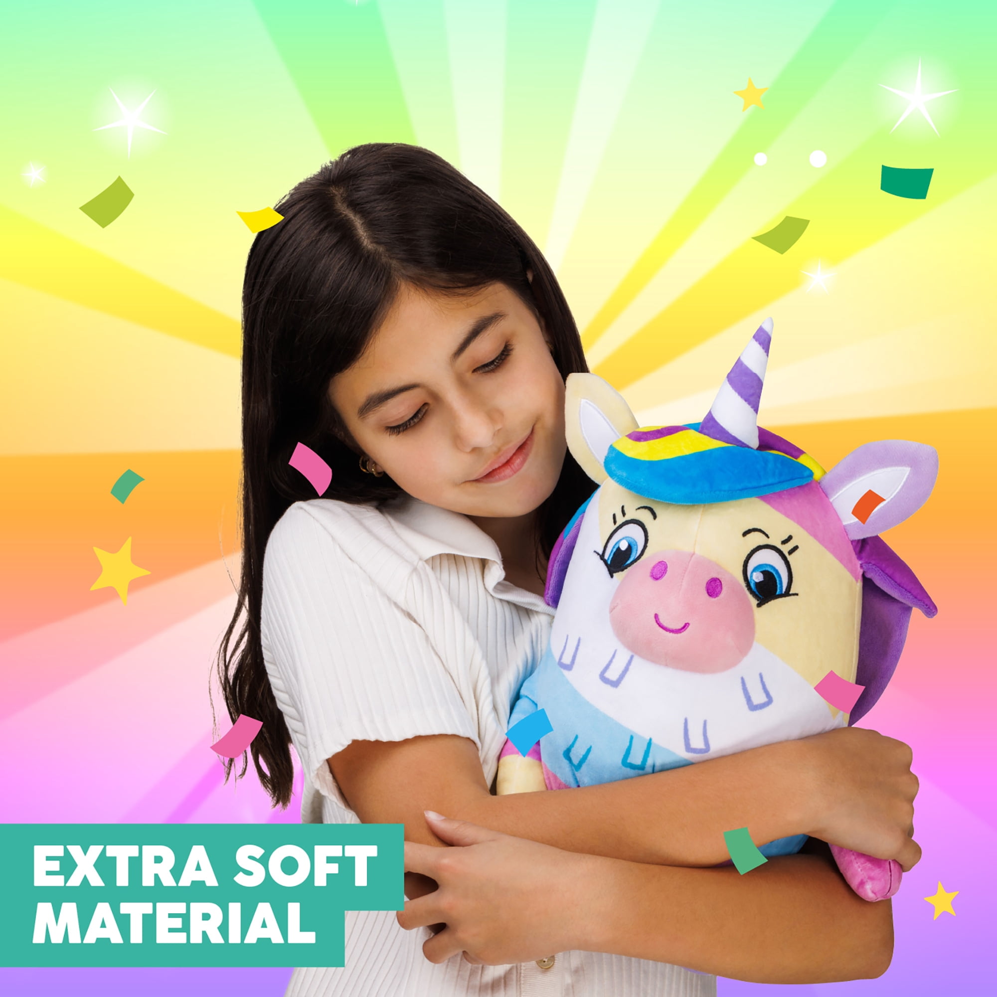 Piñata Smashlings Huggable 12" Plush Luna The Unicorn - Series 1