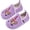 Purple, variant on Kid Cotton Slipper for Toddler Boy & Girls, Soft Plush Cute Fuzzy Winter House Sock Shoes, Warm Non‑Slip Rubber Sole Footwear for Little Kid & Big Kid