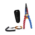 thumbnail image 4 of Almencla Fishing Pliers Fishing Tools Long Nose Hook Remover Tool Fish Control Pliers Blue Red, 4 of 8
