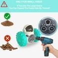 thumbnail image 3 of Lishi Interactive Pet Dog Snack Ball Toy (Blue), 3 of 5