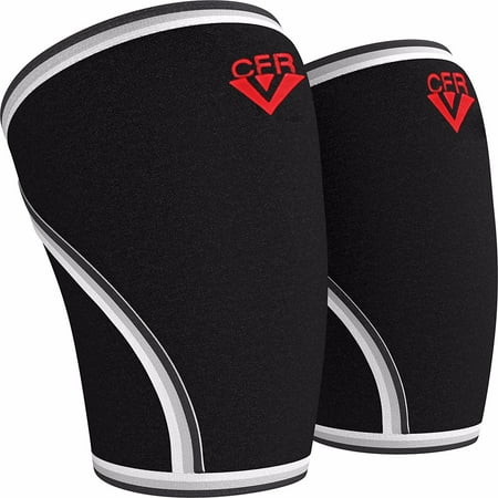 Knee Sleeves (1 Pair) Support & Compression for Weightlifting, Powerlifting & CrossFit for the Best Squats - Both Women & Men,