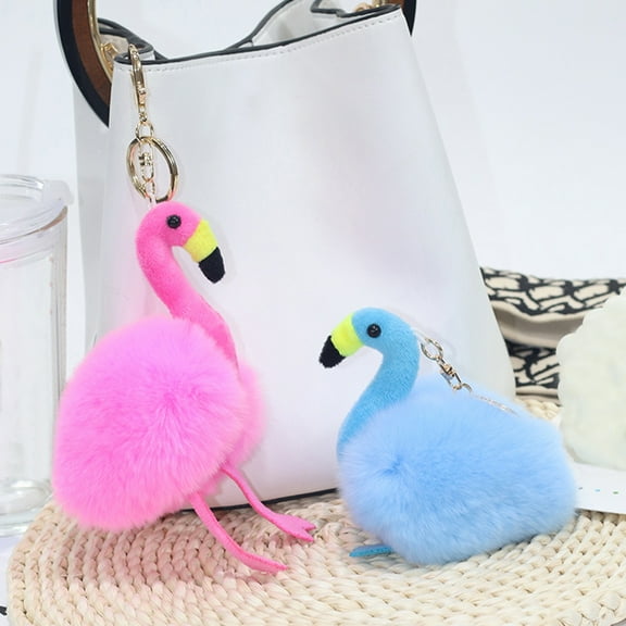 Bird Plush Keychain Pink/Blue Bird Doll Plushie Hanging Ornament Soft Cute Stuffed Animal Plush Doll Backpack Pendant Accessories Girl Gift