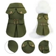 thumbnail image 6 of British Style Dog Jacket Turn-Down Collar, Washable Polyester Costume for Cold Weather, 6 of 8