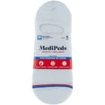 thumbnail image 2 of MediPeds Women's Half Cushion No Show Socks, 6 Pairs, 2 of 5