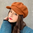 thumbnail image 4 of SikaFu Berets Fashion Newsboy Cap Women Autumn Winter Hat Ladies Octagonal Cap Female Wool Beret Hat Vintage Artist Painter Hat, 4 of 6