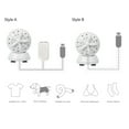 thumbnail image 2 of Portable Travel Washing Machine High Power Mini Washing Machine Dual Turbine Wave Washing Machine 24W (Automatic Cycle Cleaning Version/4 Speed Adjustable Version), 2 of 8