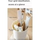 thumbnail image 3 of Rotating pen holder storage rack -4 compartments designed for easy disassembly, desktop organizer, adding elegance to homes and offices, 3 of 5
