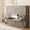 Gray, variant on Mintazer Queen Murphy Bed with Vanity Desk, Modern Foldable Wall Bed with Center Mirror for Bedroom Apartment Guest Room, Distressed Gray