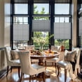 thumbnail image 4 of Keego Top Down Bottom Up Shades Cordless Cellular Blindss Double Single Cell Window Blinds Light Filtering Honeycomb Shades Thermal Insulated Blinds(Gray Sheen-Light Filtering, 49"W x 78"H), 4 of 6