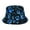 Dog Paw Bucket Hat, variant on Butterfly Roses and Skull Bucket Hats for Woman Packable Summer Sun Hat Beach Caps For Fisherman Outdoor Travel Hiking